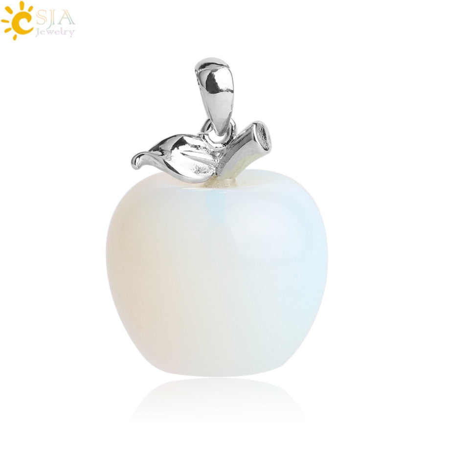 Crystal Apple Pendants * - MoonlightMysticVibes.com