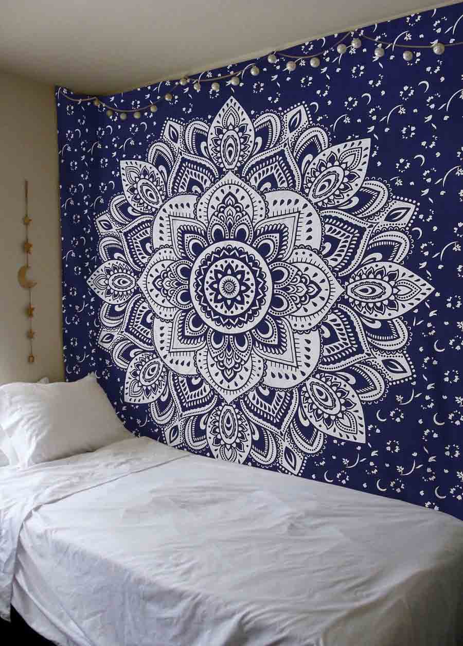 Indian Mandala Tapestry - MoonlightMysticVibes.com