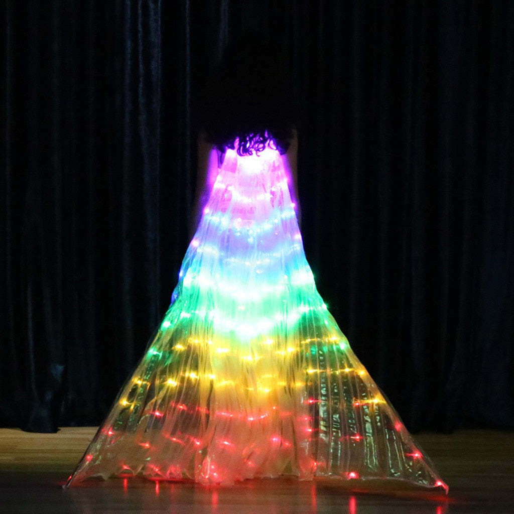 LED Belly Dance Wings/ Colorful Butterflies Wings * - MoonlightMysticVibes.com