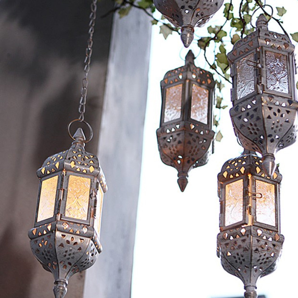 Classic Moroccan Windproof Candle Holders * - MoonlightMysticVibes.com