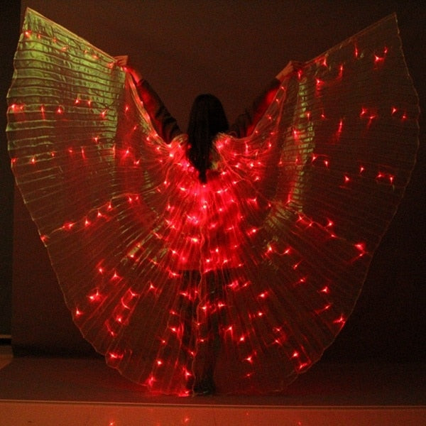 LED Belly Dance Wings/ Colorful Butterflies Wings * - MoonlightMysticVibes.com
