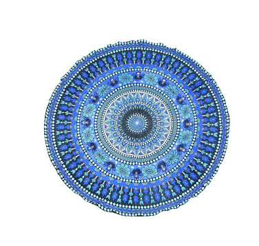 Mandala Elephant Round Tapestry - MoonlightMysticVibes.com