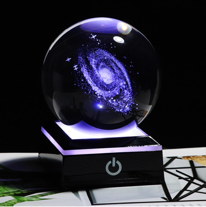 6/8cm Galaxy 3D Crystal Ball * - MoonlightMysticVibes.com